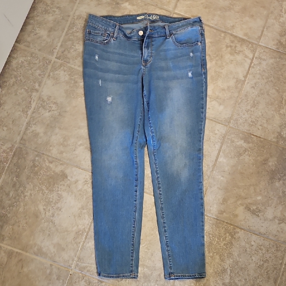 Women's Rockstar Old Navy Blue Jeans